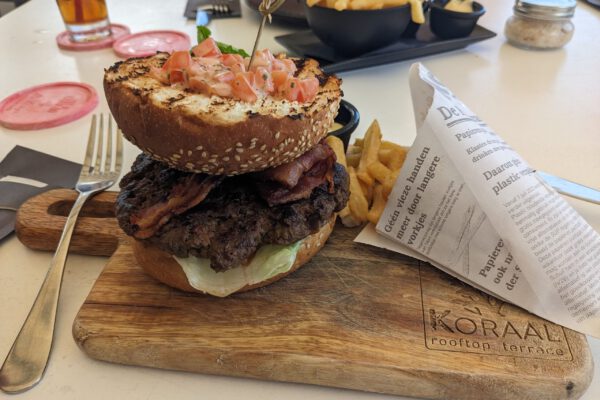Burger from Karakter Restaurant